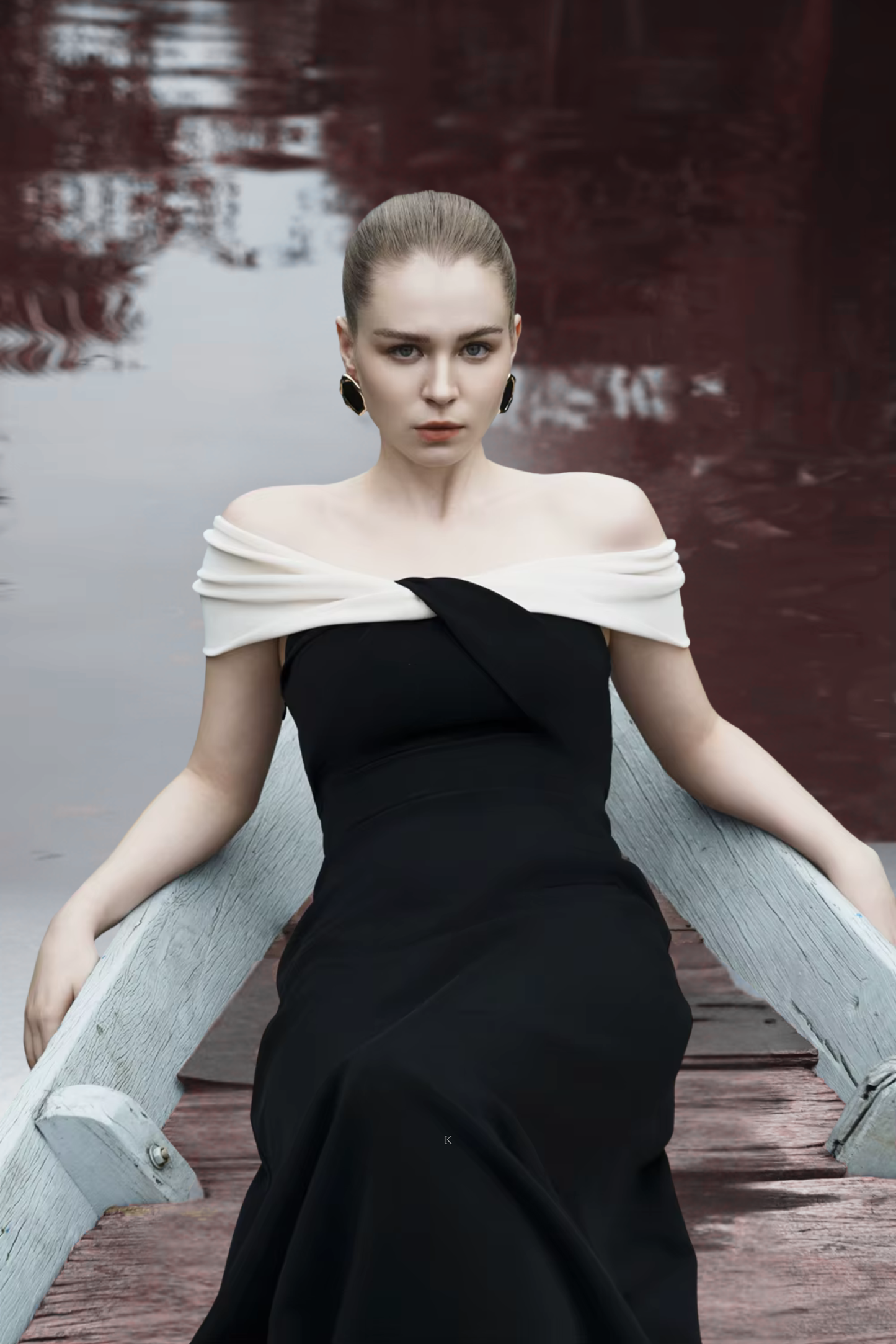 BLACKELLE — LUNA OFF THE SHOULDER DRESS