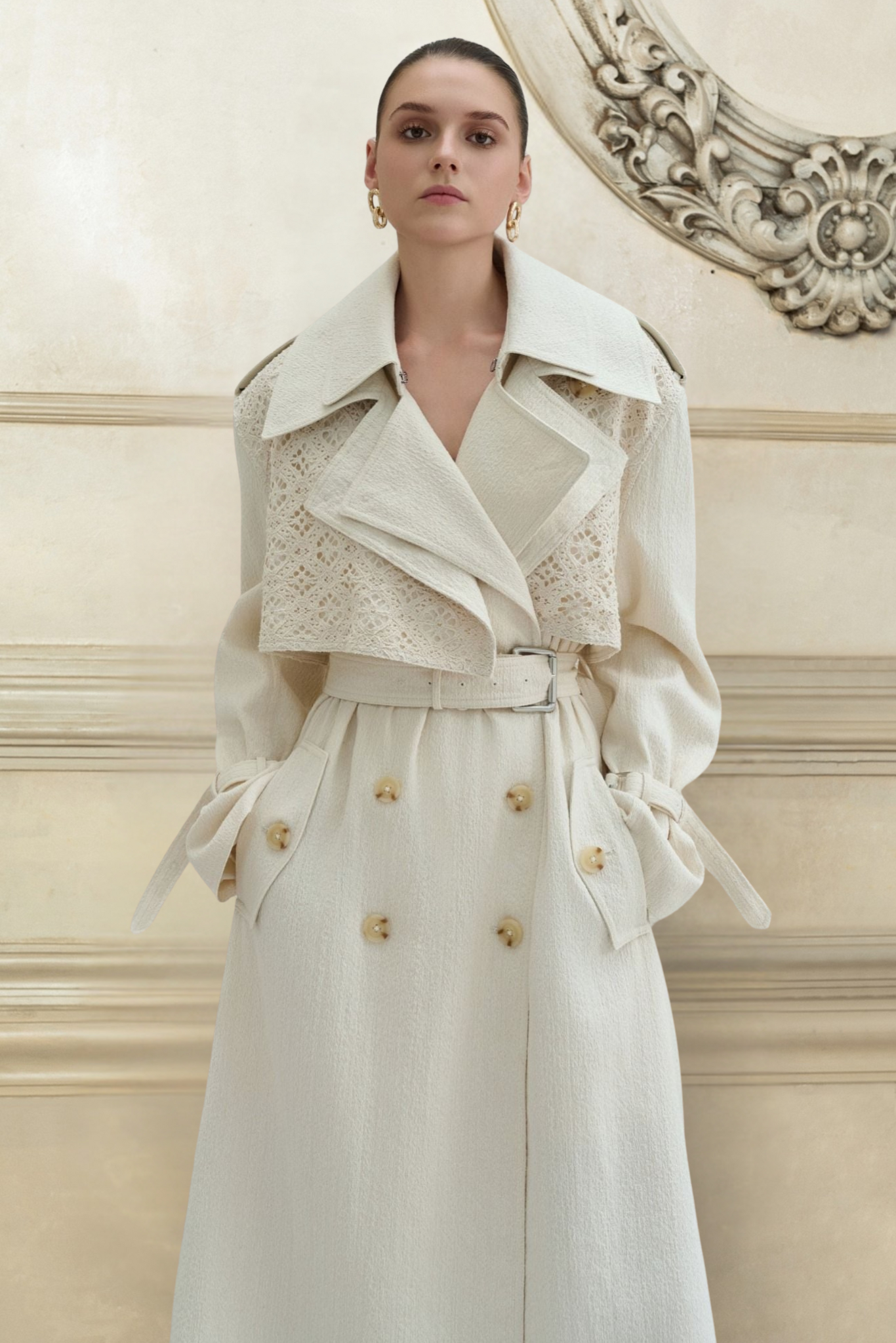 BLACKELLE — KIRR TRENCH COAT