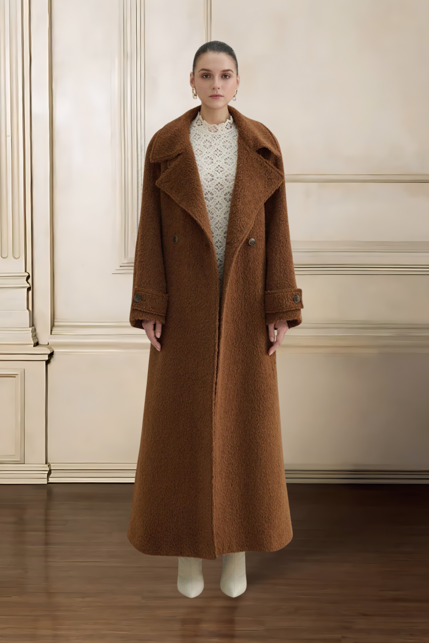 BLACKELLE — ARDEN ALPACA COAT
