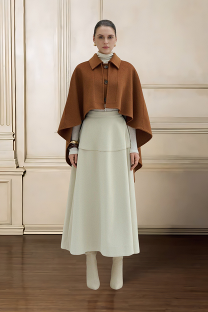 BLACKELLE — HINA CASHMERE-BLEND CAPE