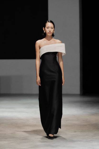 BLACKELLE — ISOLDE ONE-SHOULDER DRESS